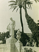 Statue La tragédie, théâtre de verdure, jardin Albert-Ier, Nice (statue monumentale, 1947).