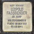 Stolperstein für Leopold Fassbender (Ehrenfeldgürtel 136)