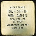 Stolperstein für Elsbeth von Ameln (Alte Wallgasse 10)