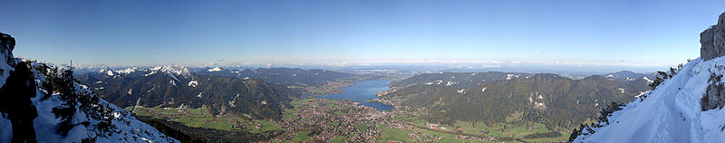 Okolí pod Wallbergem, Tegernsee a okolní vrcholy