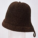 The only known example of an original Monmouth cap, dating from the 16th century on display at the museum