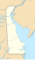 Carte administrative du Delaware