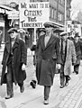 Prosvjed nezaposlenih oko 1930.