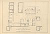 Upper floor plan of All Saints College, 1845