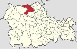 Location in Neamț County