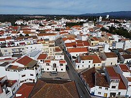 Aerial view of Mexilhoeira Grande, in 2024