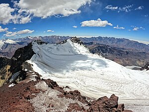 Vista desde la Cumbre al lado Argentino.
