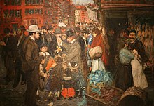 George B. Luks, Hester Street, 1905, Brooklyn Museum WLA brooklynmuseum Street Scene by George Benjamin Luks.jpg