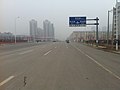 Yaohuan Road within Liqizhuang, 2012