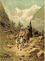 Circassians in the mountains by Gruzinsky