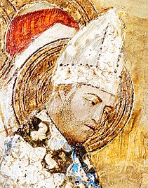 Détail Clément VI représenté en saint Martial.