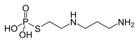 Estrutura química de Amifostina