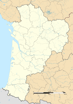 Mapa de localización de Nueva Aquitania