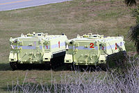 M113 armored personnel carriers parked near LC-39 Astroescape.jpg