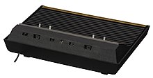 The ports first appeared on the back of the 2600. On the first CX2600 models they were only approximately 3 inches apart, but on this later CX2600A model they are widely separated. Atari-2600-Woody-BR.jpg