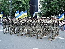 Azov Regiment at the parade in Mariupol, 2021 Azov in Mariupol 9.jpg