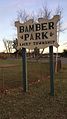 Bamber Park sign