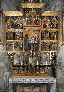 Retablo gótico de San Gabriel y Santa Elena