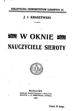 Okładka lub karta tytułowa