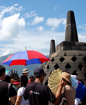 tourism in borobudur, jakarta came by tour