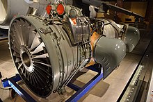 The Pegasus with vectored thrust for the Harrier jump jet Bristol Siddeley Pegasus (28135065767).jpg