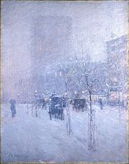 Late Afternoon, New York, Winter, c. 1900