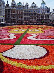 The Floral Carpet in the "Grand Place" in 2004