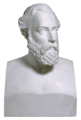 Bust of Dr. Dio Lewis by Edmonia Lewis, 1868.