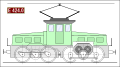 Nákres lokomotivy E 424.0