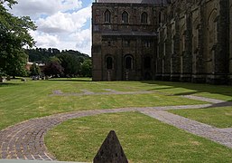 Traces d'Old Minster.