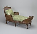 1. Een Franse chaise longue uit de 18e eeuw.