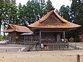 La scène de nô du sanctuaire shinto Hakusan.