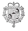 CoA of Johann I. Schwarzenberg after he inherited the Franconian-Hohenlandsberg line. Request: Best without the Golden Fleece for display of evolution.