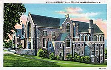 Willard Straight Hall (1925), Cornell University, William Adams Delano, architect Cornell - Willard Straight Hall 1936.jpg