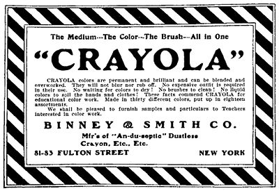 Crayola on 1903 Introductions  American Inventions  Art Materials  Crayola