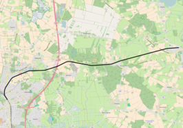 Spoorlijn Bremerhaven - Bederkesa op de kaart