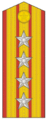 Пагон старшага палкоўніка (Colonel Commandant) сухапутных войскаў КНР (1988—2007).