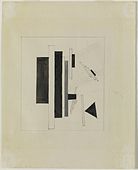 Untitled (Suprematist Composition), Solomon R. Guggenheim Museum, New York, New York, c. 1919-1926