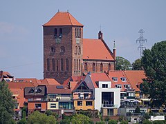 Sankt-Georgen-Kirche von der Müritz aus gesehen