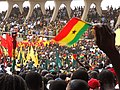 Zuschauer der Militärparade zum 50. Jahrestag der Unabhängigkeit Ghanas, Accra, 7. März 2007