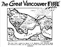 Map of Great Vancouver Fire, 1886