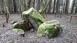 Das Großsteingrab Wendhof in der Nähe von Göhren-Lebbin (Mecklenburg-Vorpommern)