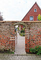 Remains of the castle wall of Groß Midlum Castle