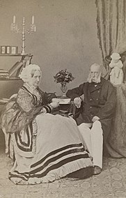 Az idős Ferenc Károly főherceg és Zsófia főhercegné