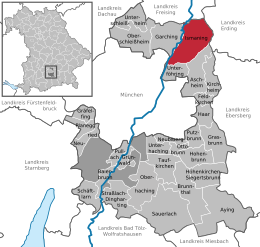 Ismaning - Localizazion