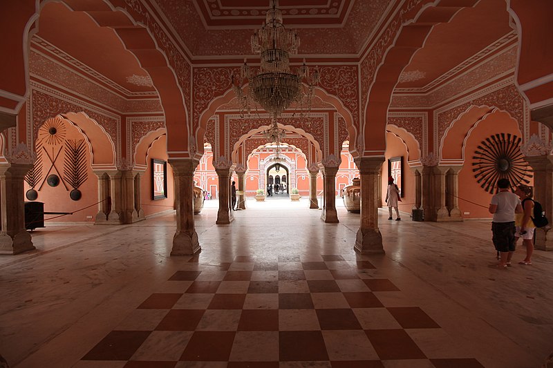 File:Jaipur city palace interior.jpg