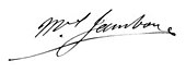 signature de Marcel Jambon