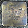 Stolperstein für Johann Ludwig Neuberger