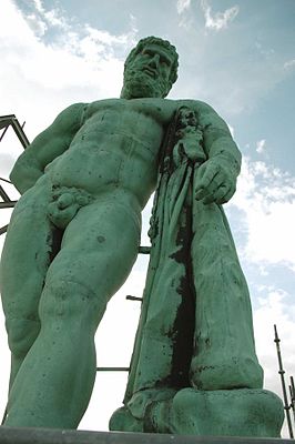Cтатуя Геркулеса в Касселе после реставрации.