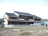 工事中の現駅舎（2006年11月）